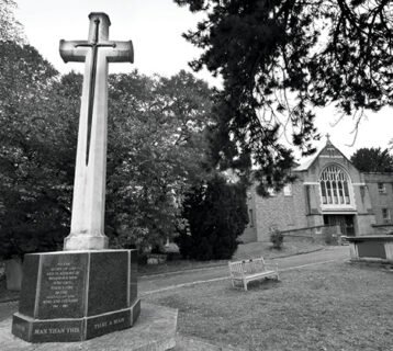 Woodford War Memorial outside St Mary’s Church