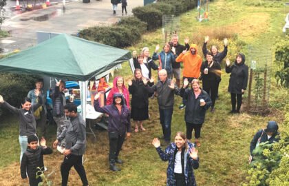 The Green Day at the community orchard